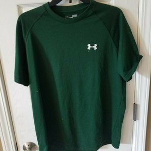 heat gear UA tshirt Mens MED hunter green